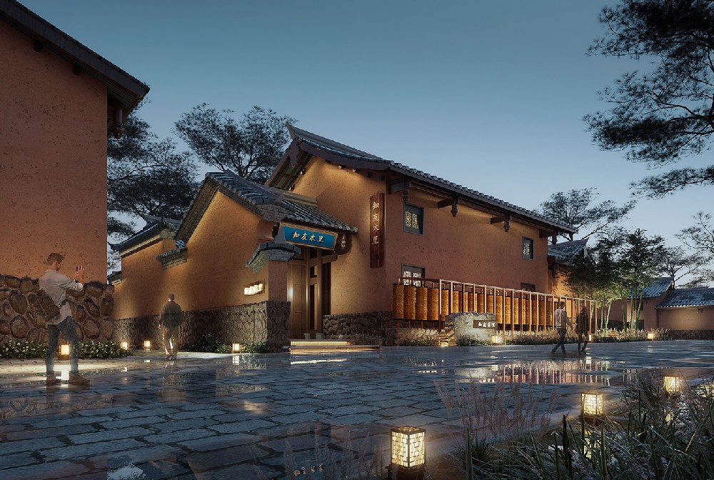 民宿酒店外觀門頭設(shè)計(jì)