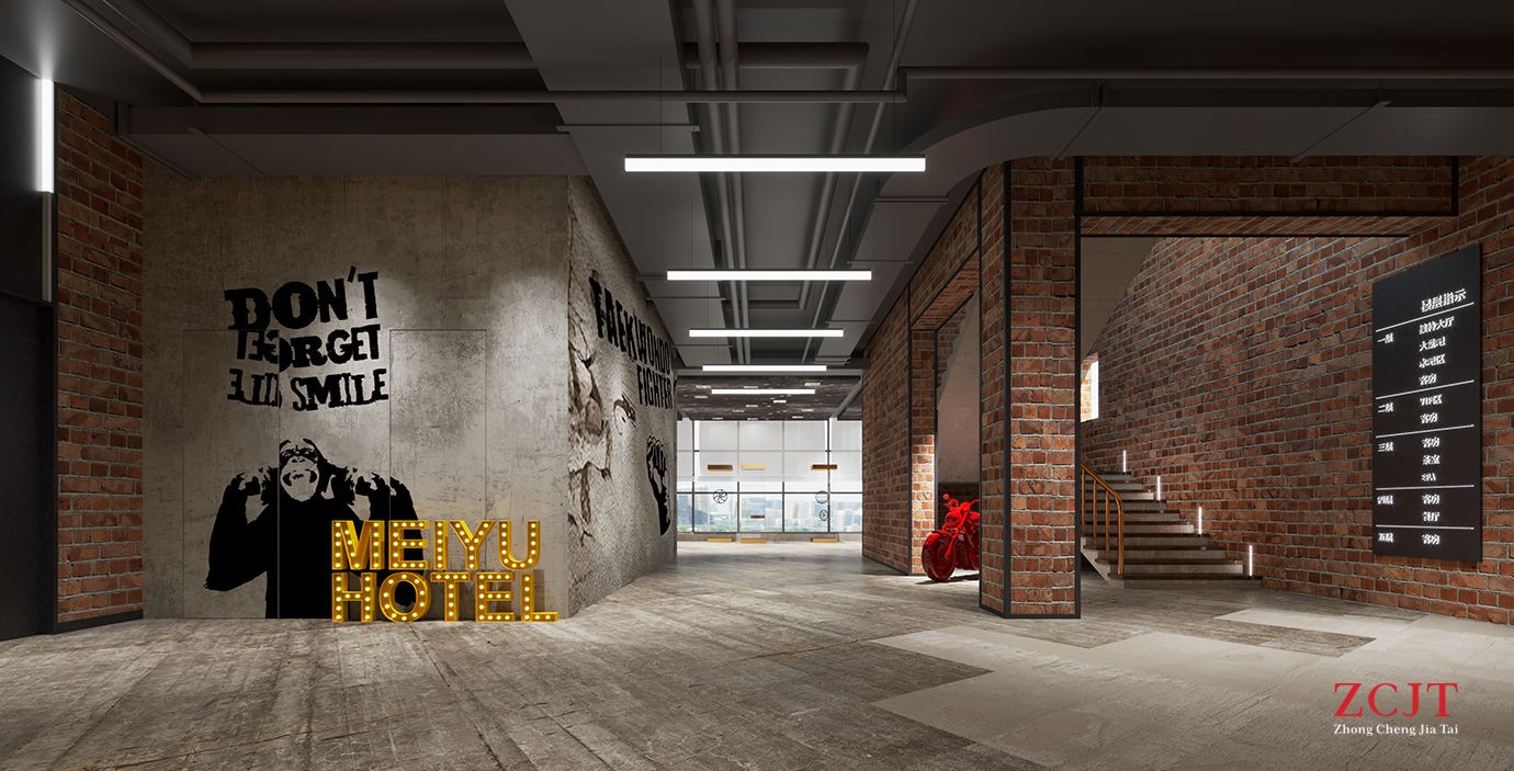 酒店室內(nèi)裝修、走廊樓道設(shè)計裝修