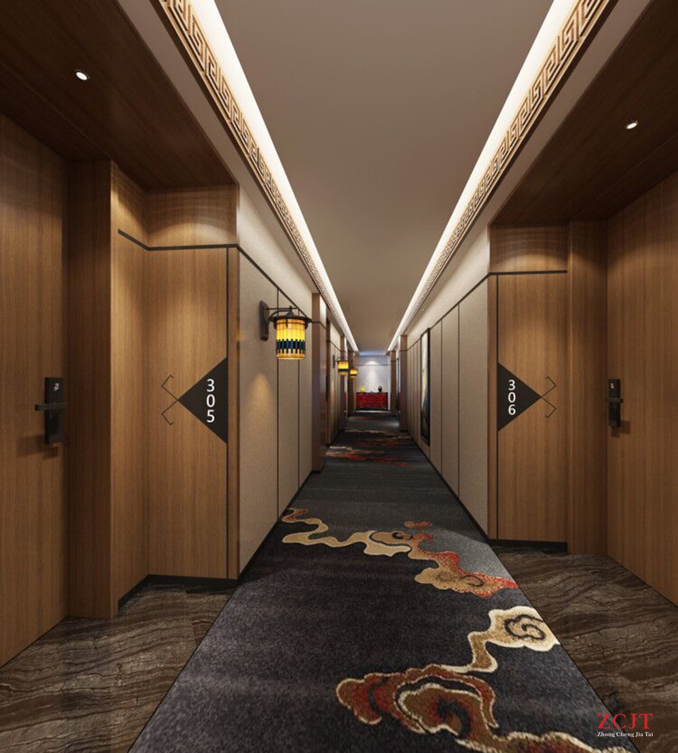 酒店過(guò)道設(shè)計(jì)裝修