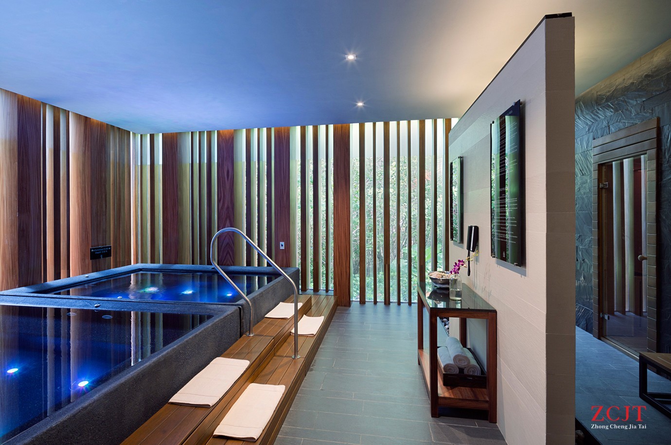 酒店溫泉泡池設計