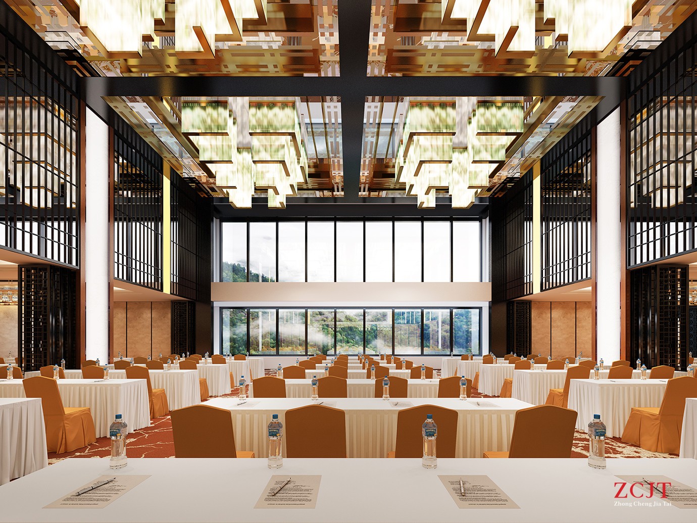 四川酒店會(huì)議廳設(shè)計(jì)裝修