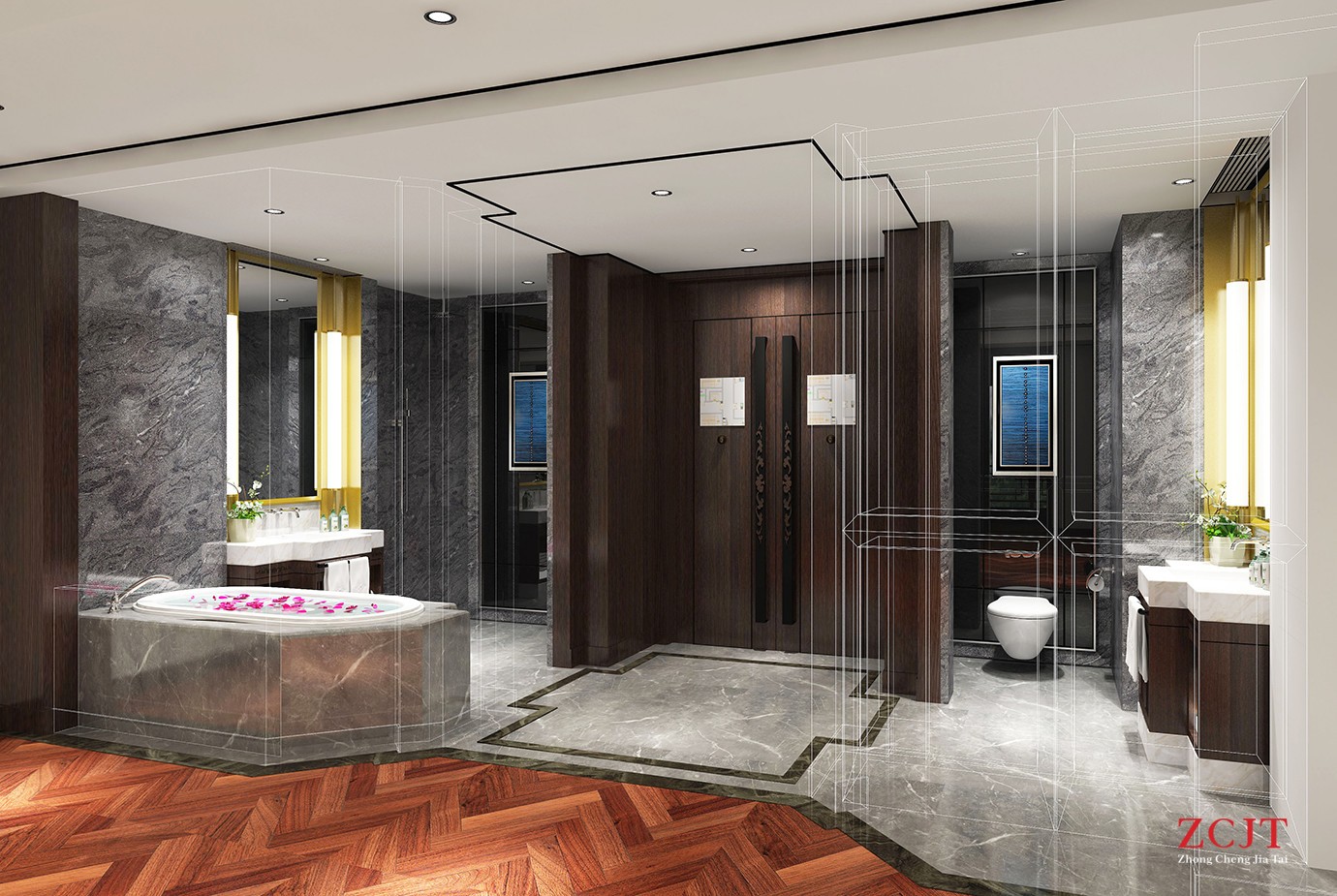 酒店洗浴設(shè)計(jì)、酒店裝修公司
