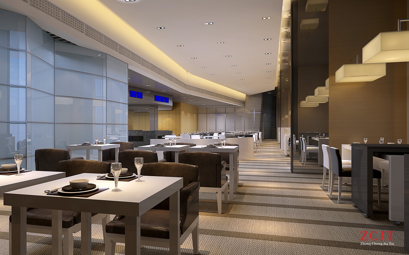 酒店餐廳設(shè)計裝修，過道設(shè)計