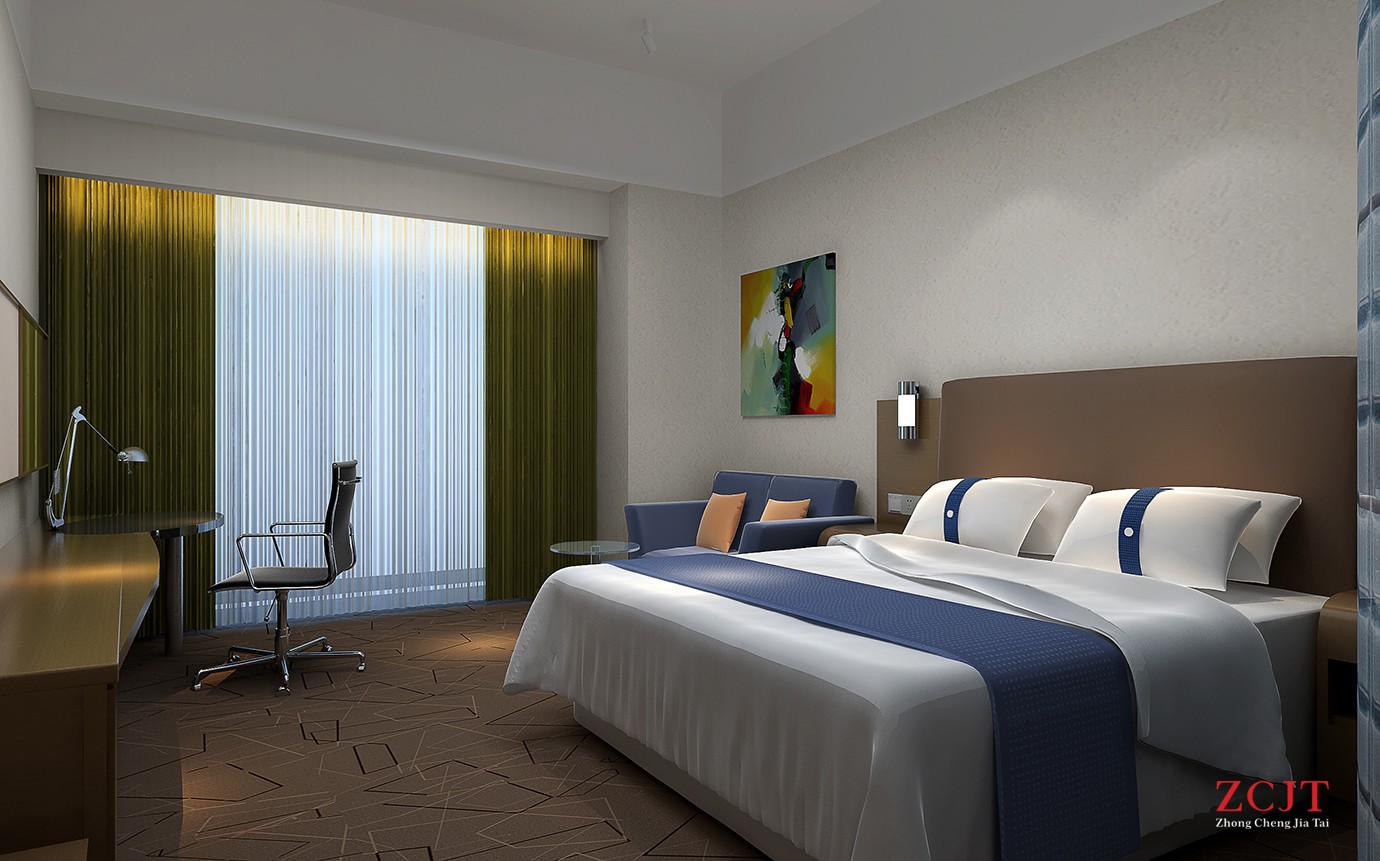 酒店雙人床客房裝修