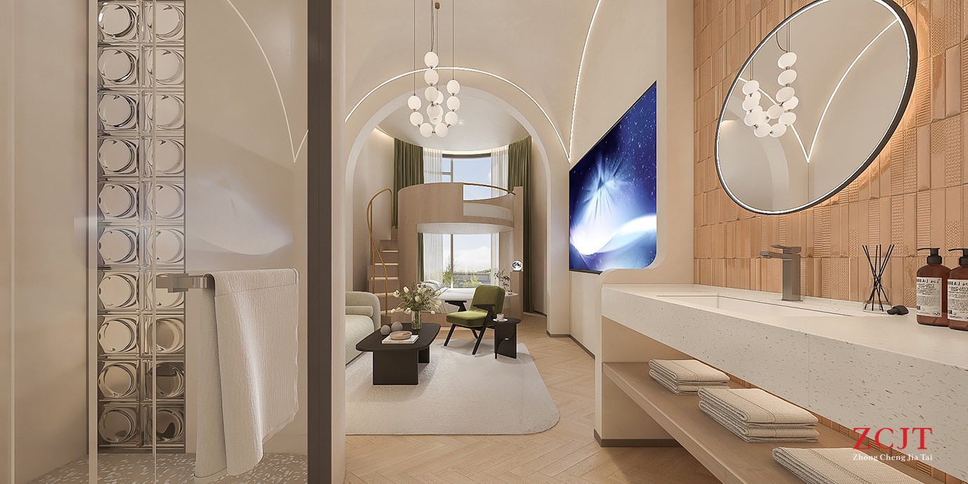 民宿洗漱區(qū)域設(shè)計(jì)