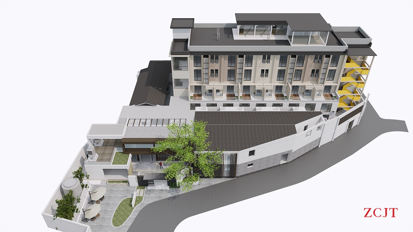 酒店外觀(guān)正視圖