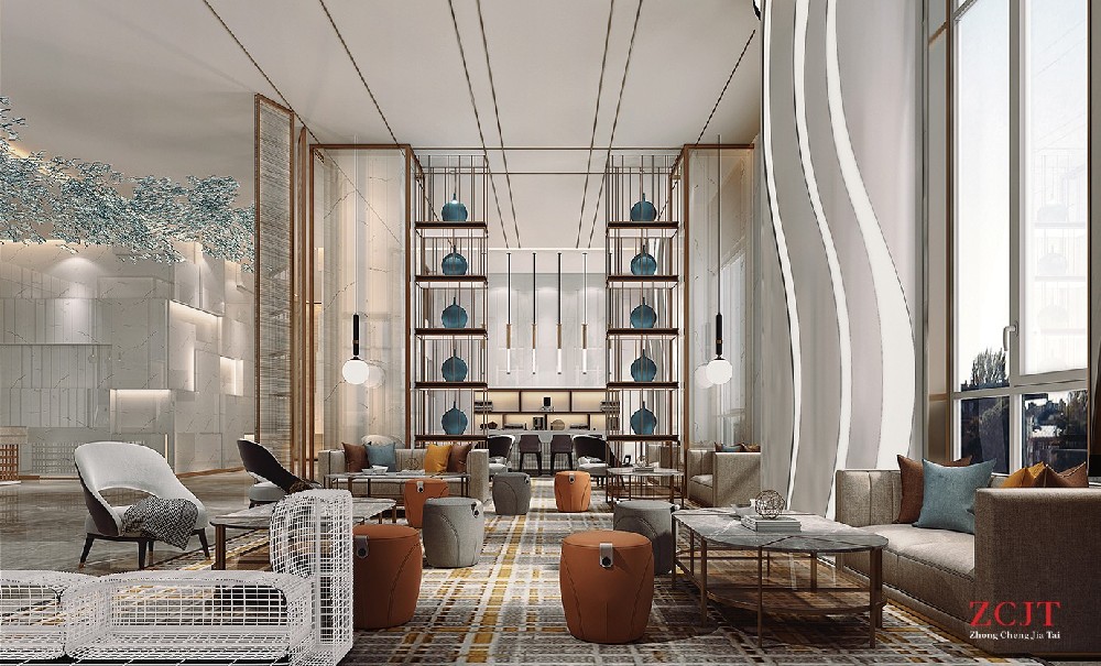 酒店大堂室內(nèi)裝修