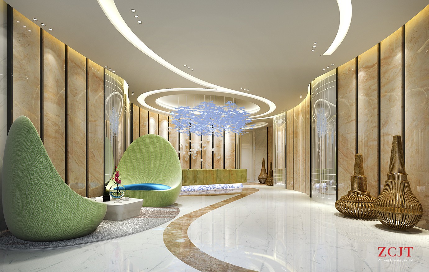 酒店室內(nèi)大廳設(shè)計(jì)裝修、成都酒店