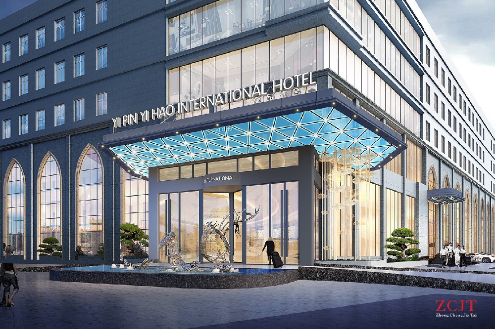 五星級酒店建筑外觀、酒店裝修設(shè)計(jì)
