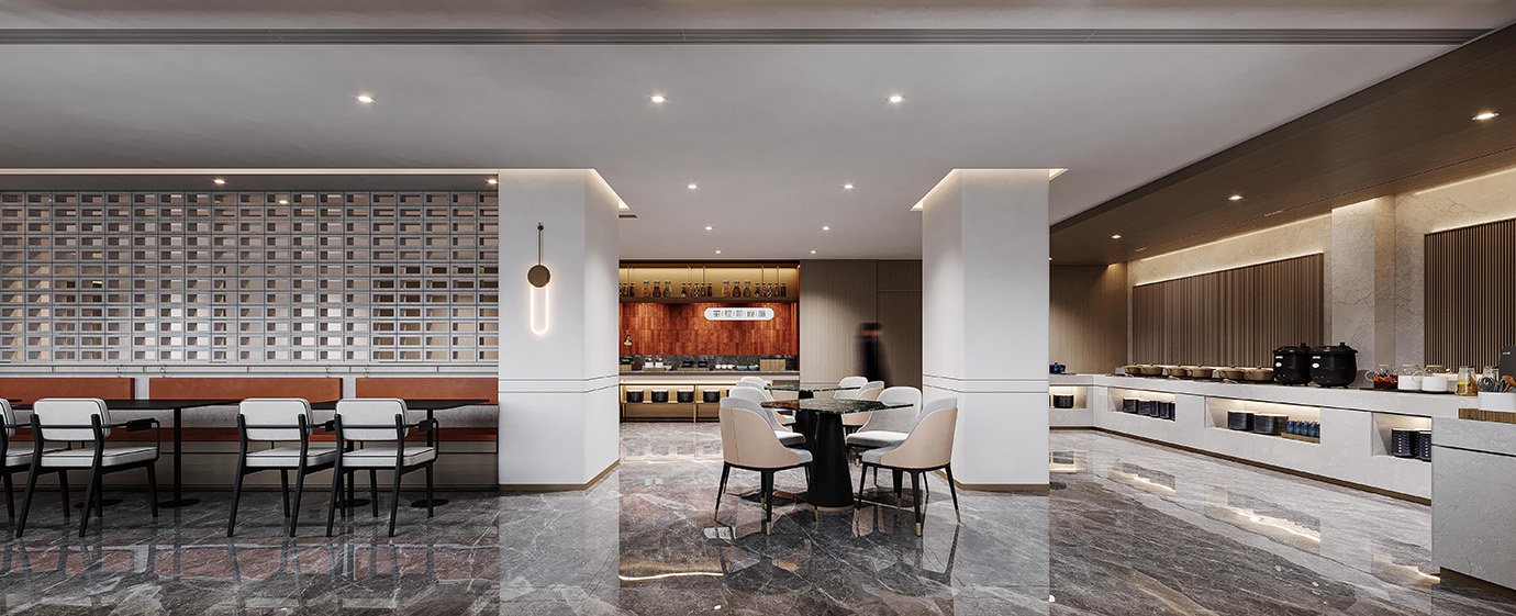 酒店餐廳用餐區(qū)裝修